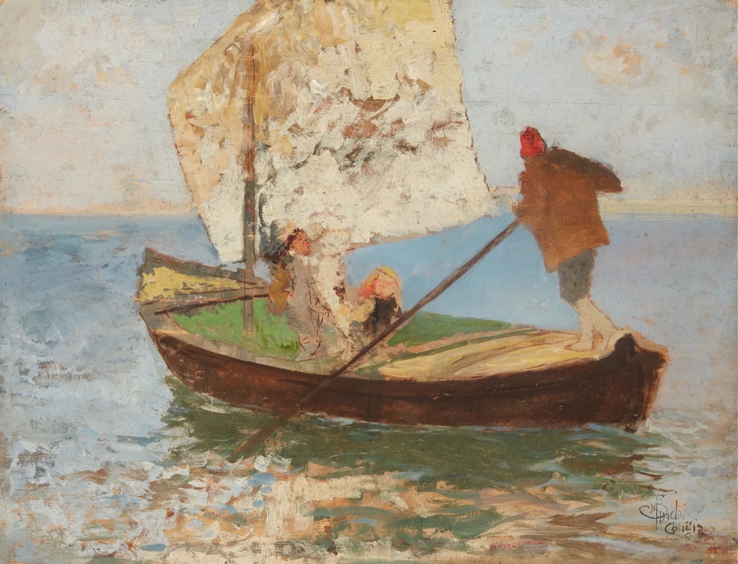 Passeggiata in barca a vela